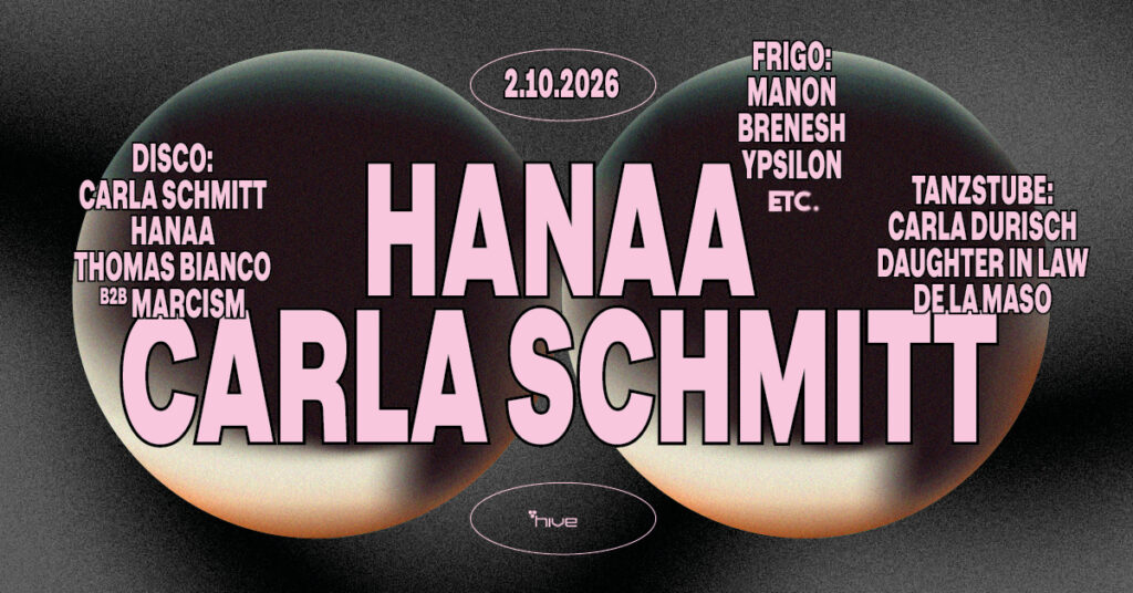HANAA ii Carla Schmitt event poster