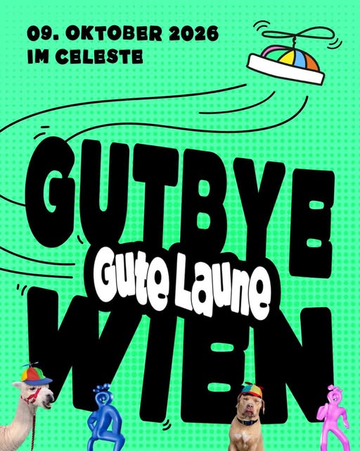 Gut Bye Wien event poster