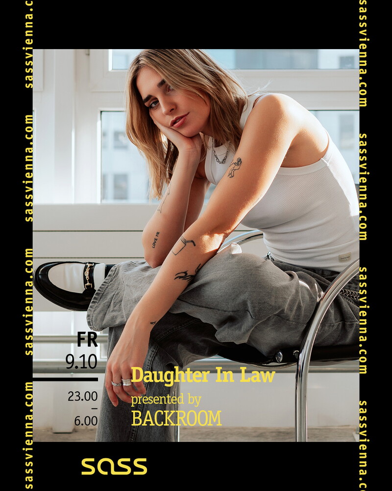 Daughter In Law + Rhode & Brown im Wohnzimmer event poster