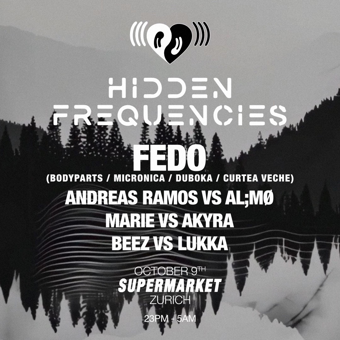 Hidden Frequencies event poster