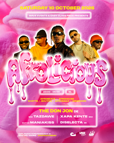 AFROLICIOUS event poster