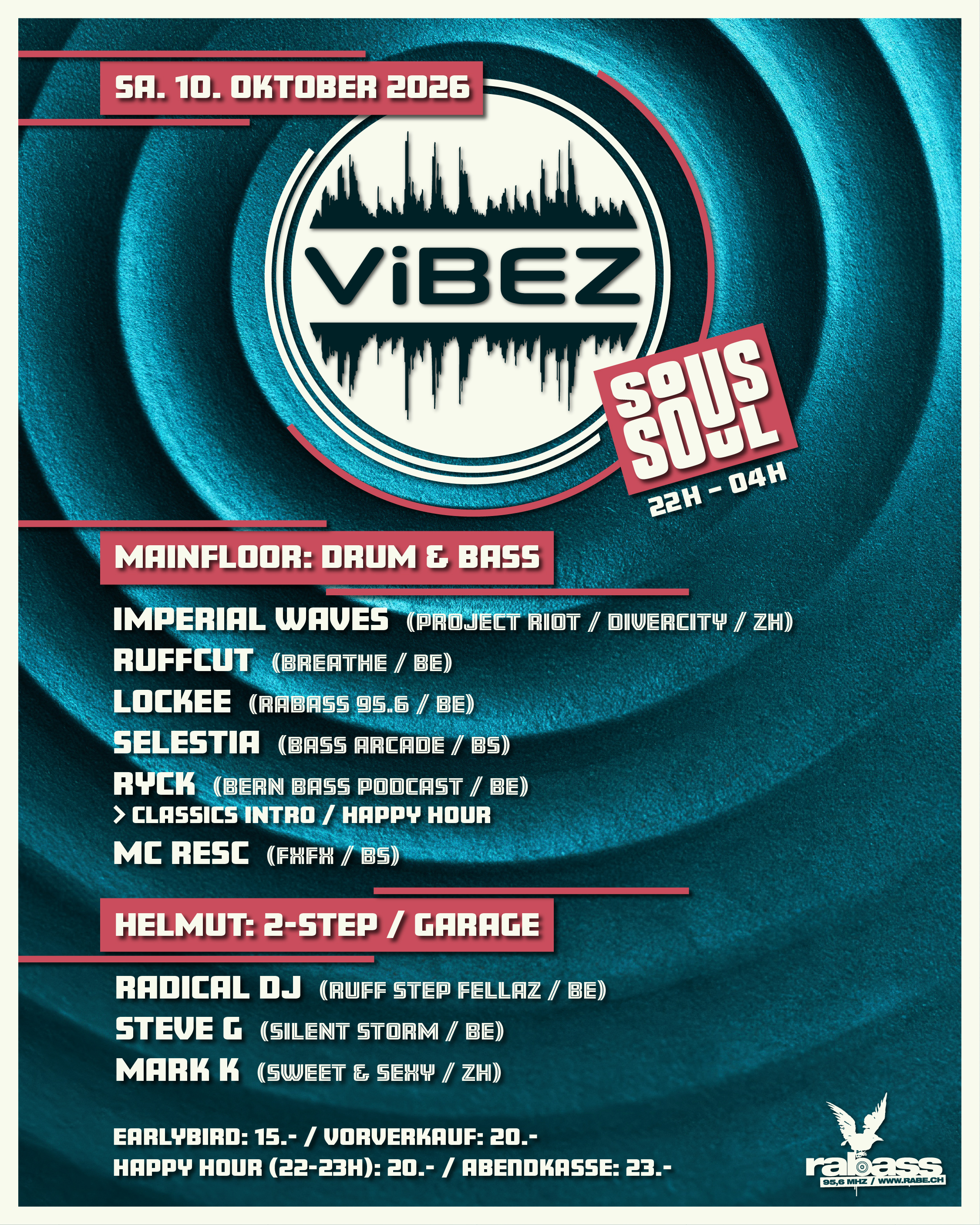 VIBEZ event poster