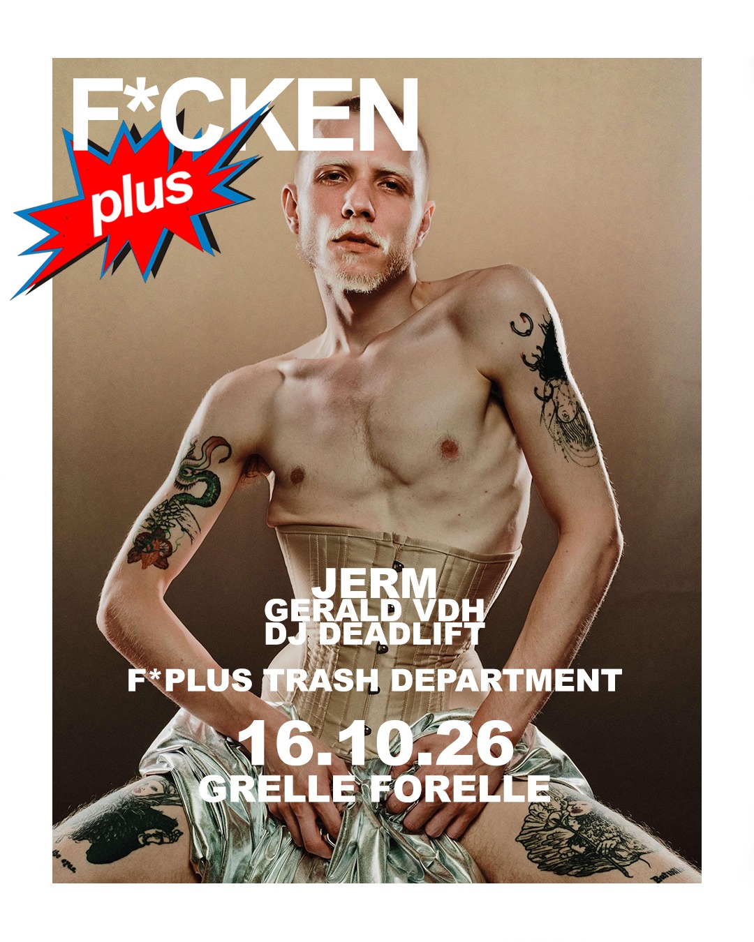 F*cken Plus event poster