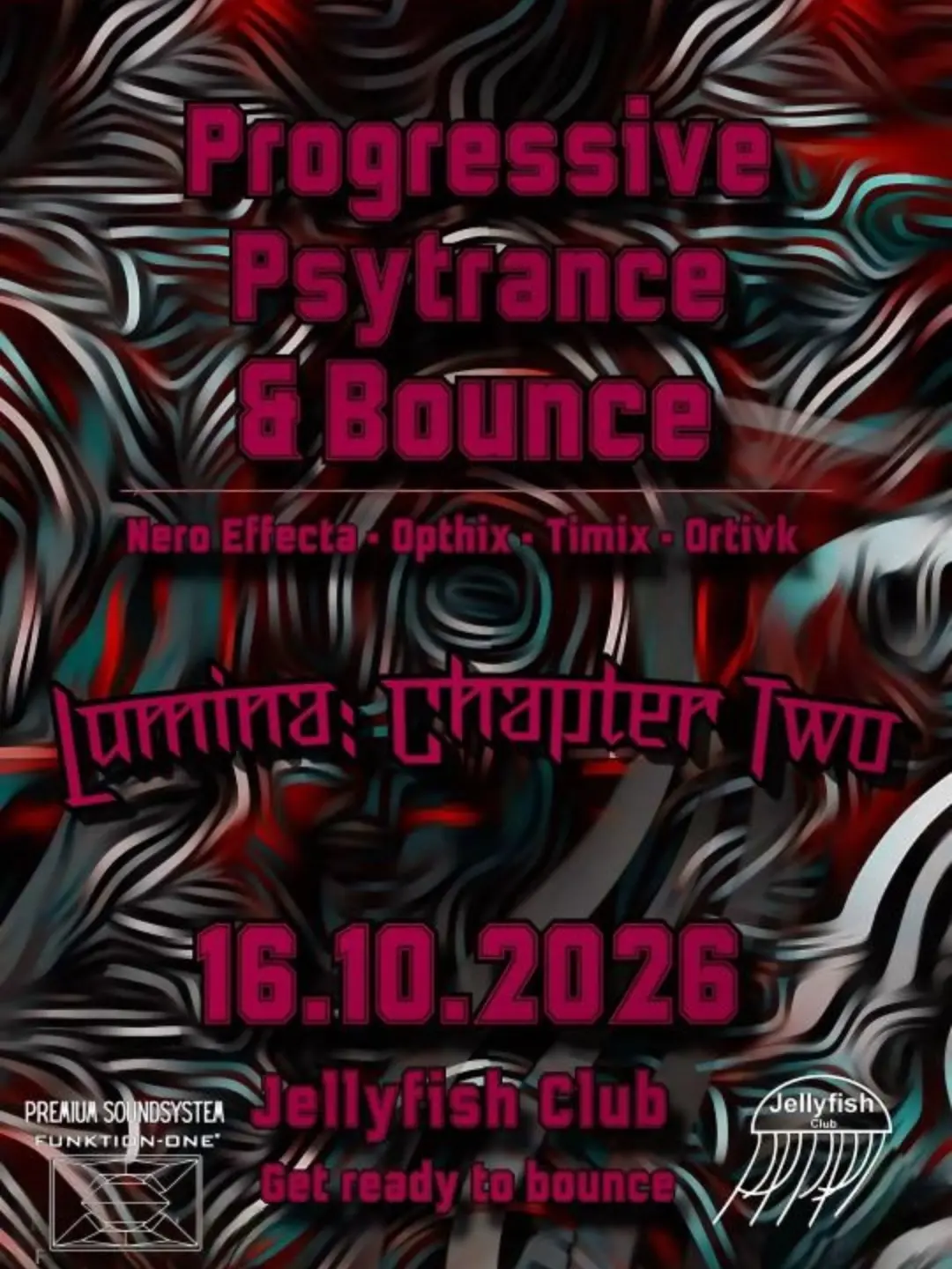 LUMINA: CHAPTER TWO event poster