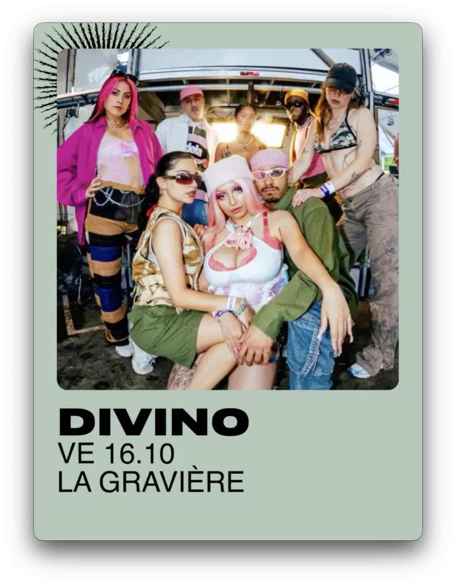 La Gravière x Electron Festival event poster