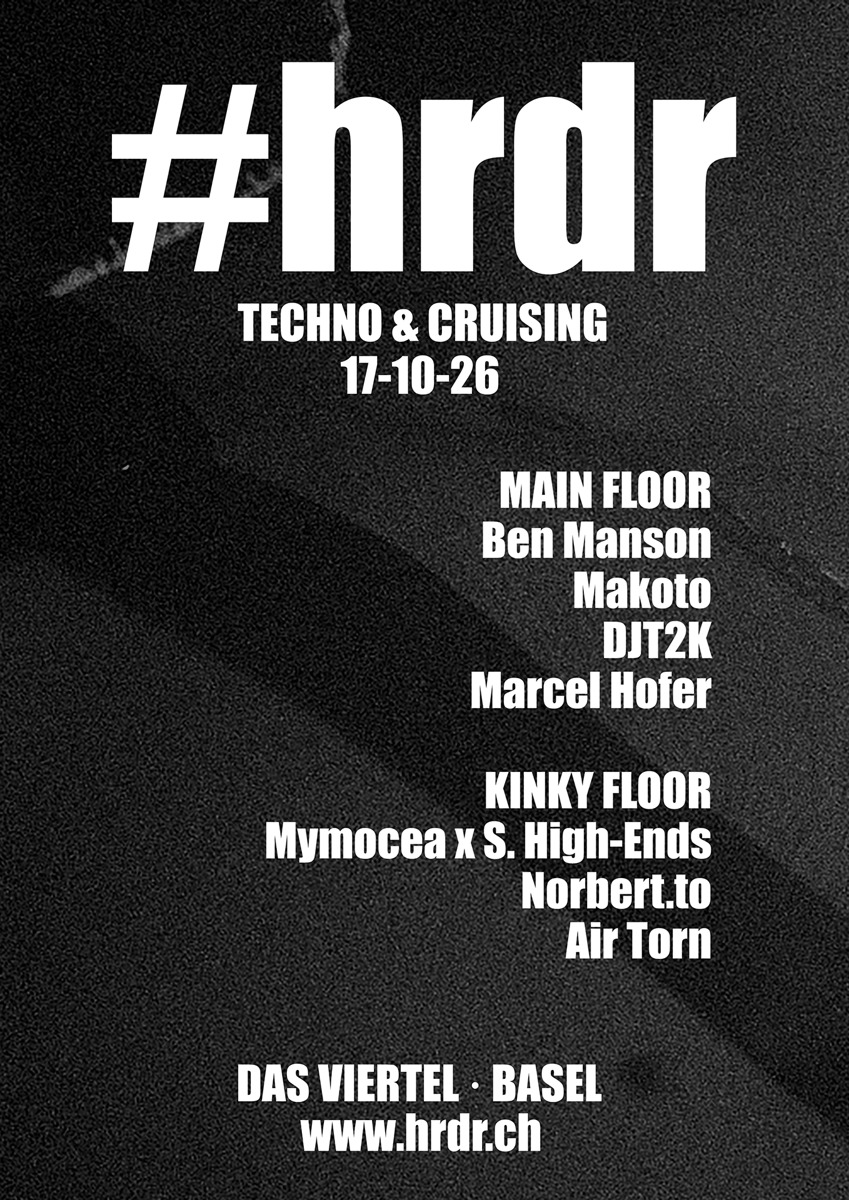 #HRDR41 — Techno & Cruising event poster