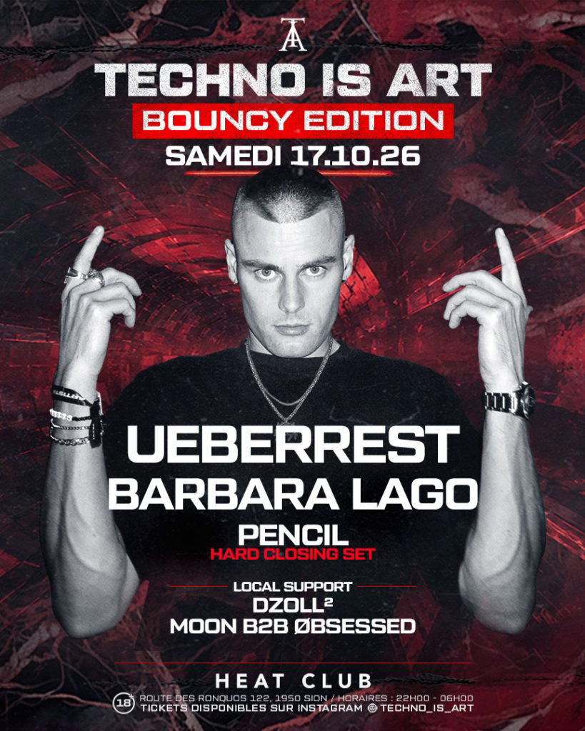 Techno Is Art: Bouncy Edition event poster