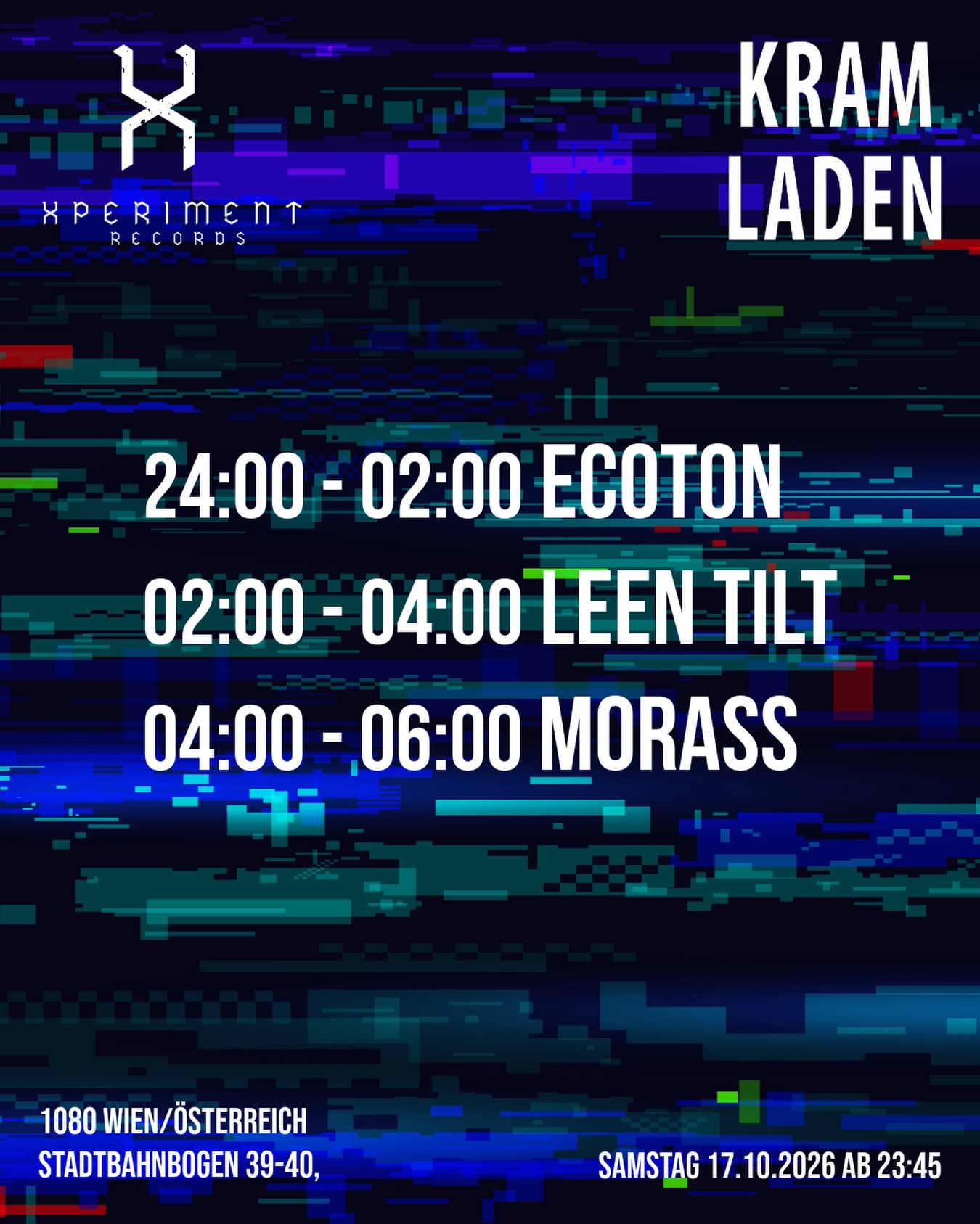 Xperiment Nights event poster