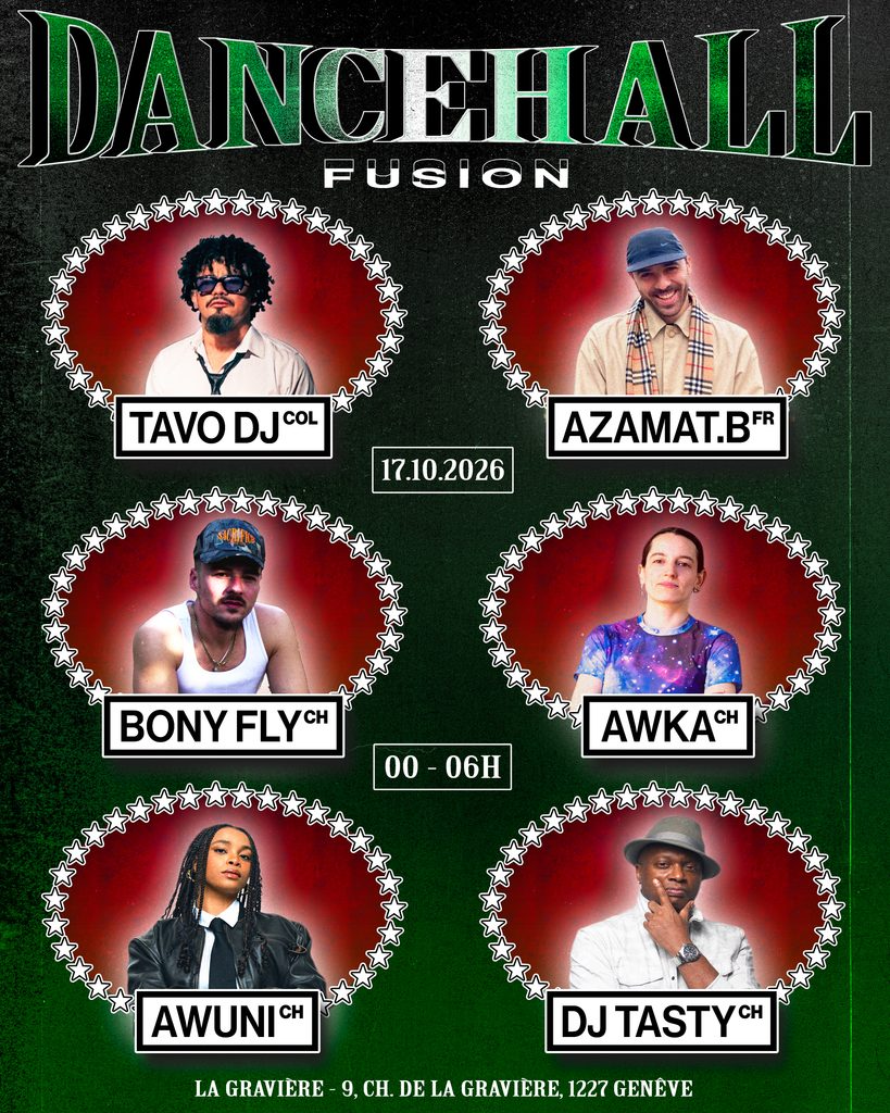Dancehall Fusion event poster