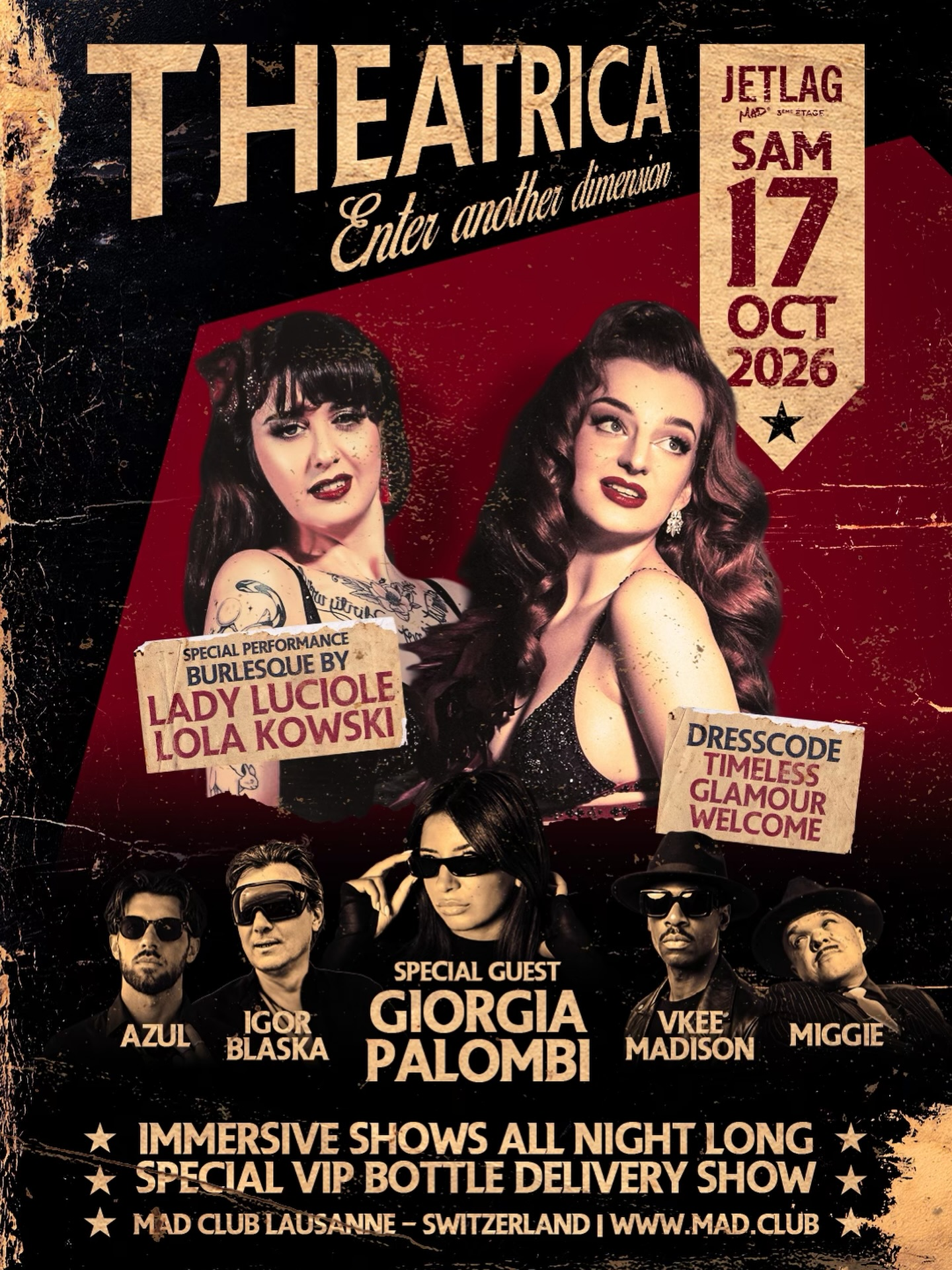 Theatrica event poster