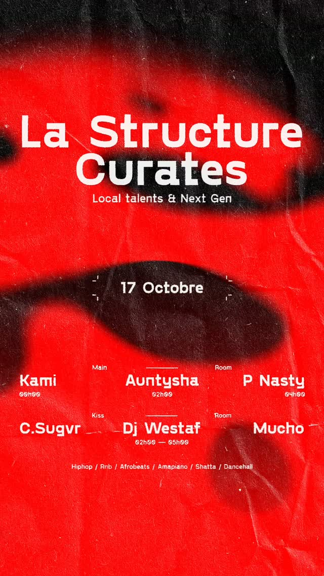 Motel × La Structure event poster