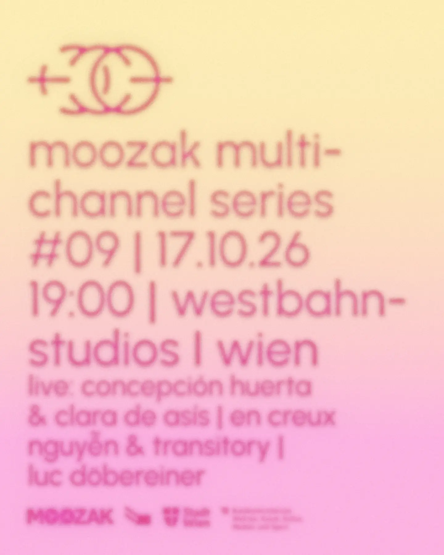 Moozak Multichannel Series #09 Veranstaltungsplakat