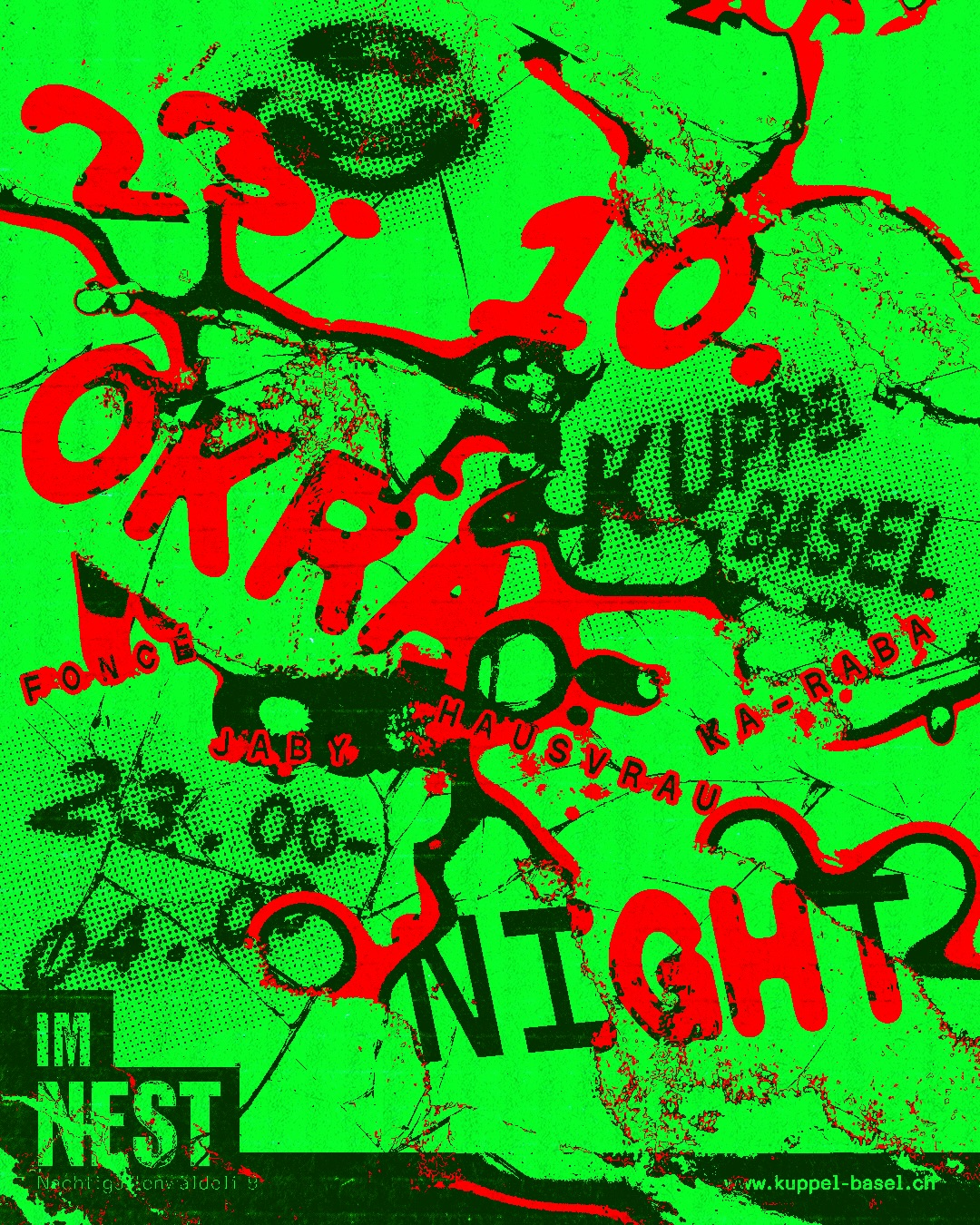 OKRA Night × Nest: Fall Club Collaboration event poster