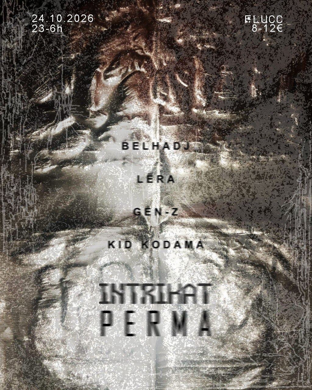 INTRIKAT x perмa event poster