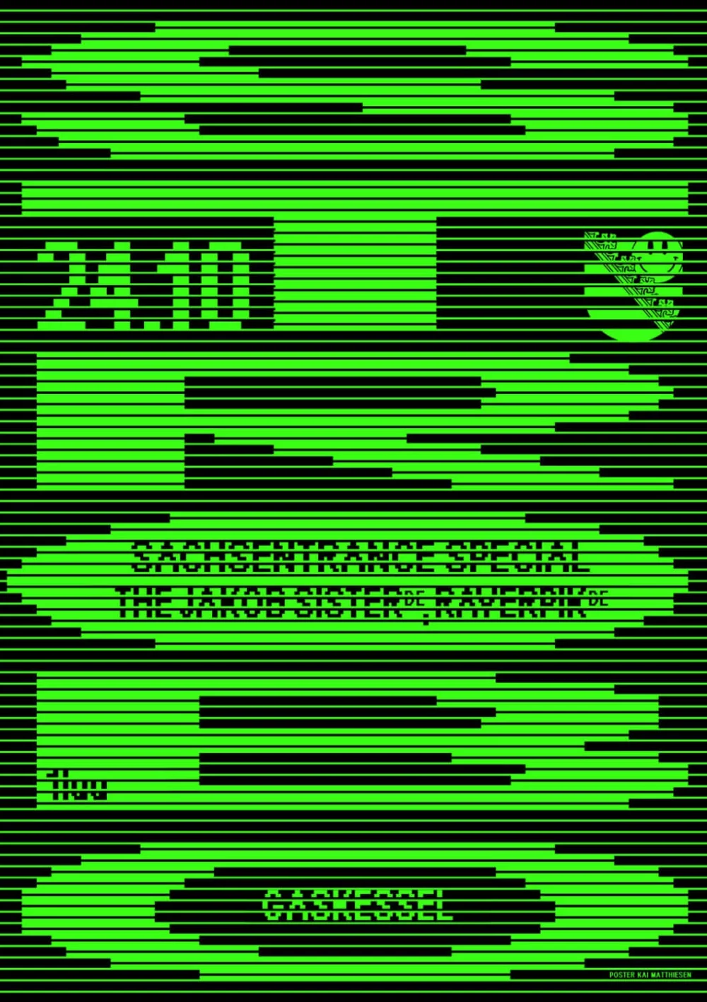 STROBO × Sachsentrance event poster