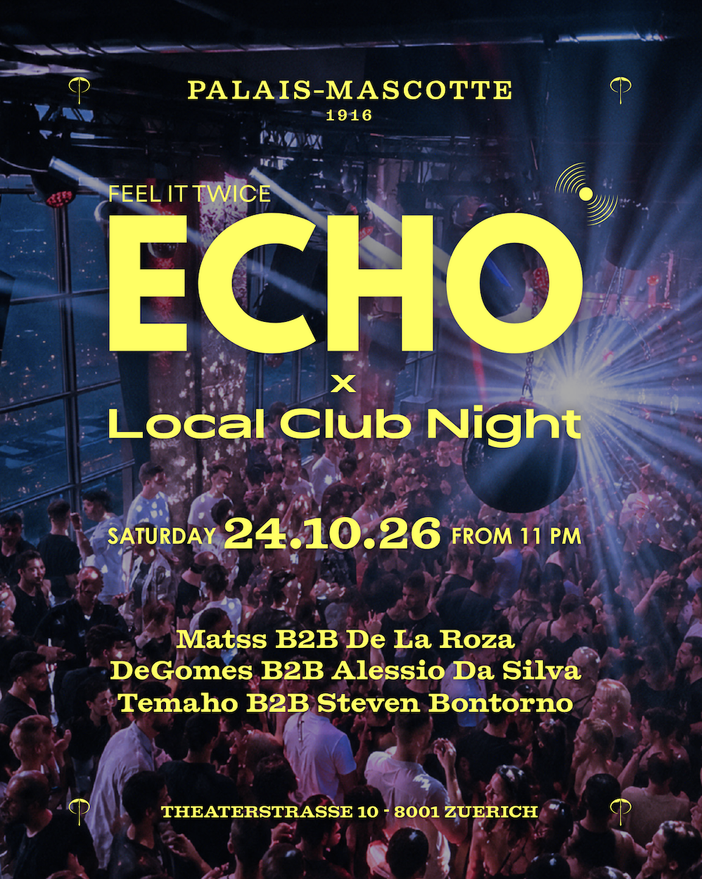 ECHO × Local Club Night event poster