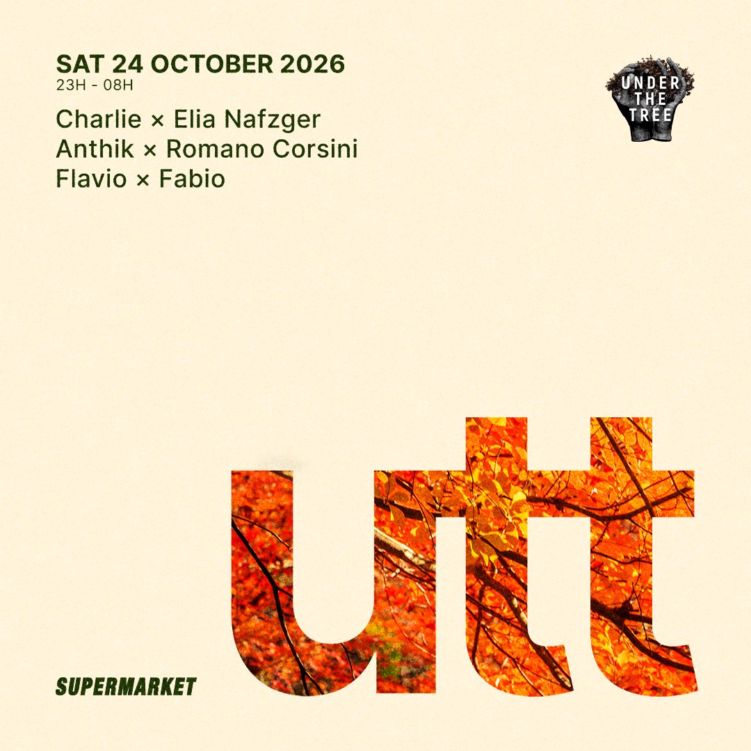 under the tree event poster
