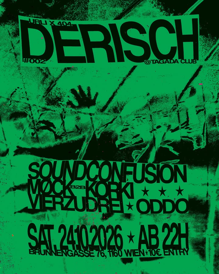 DERSCH #002: Urli × 404 event poster