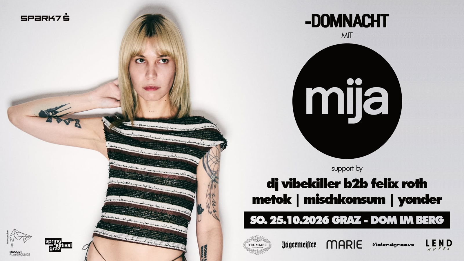 DOMNACHT XXV feat. Mija event poster