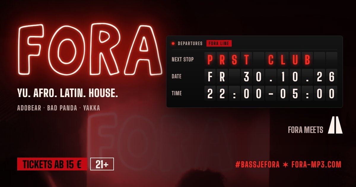 FORA #10 – One Year event poster