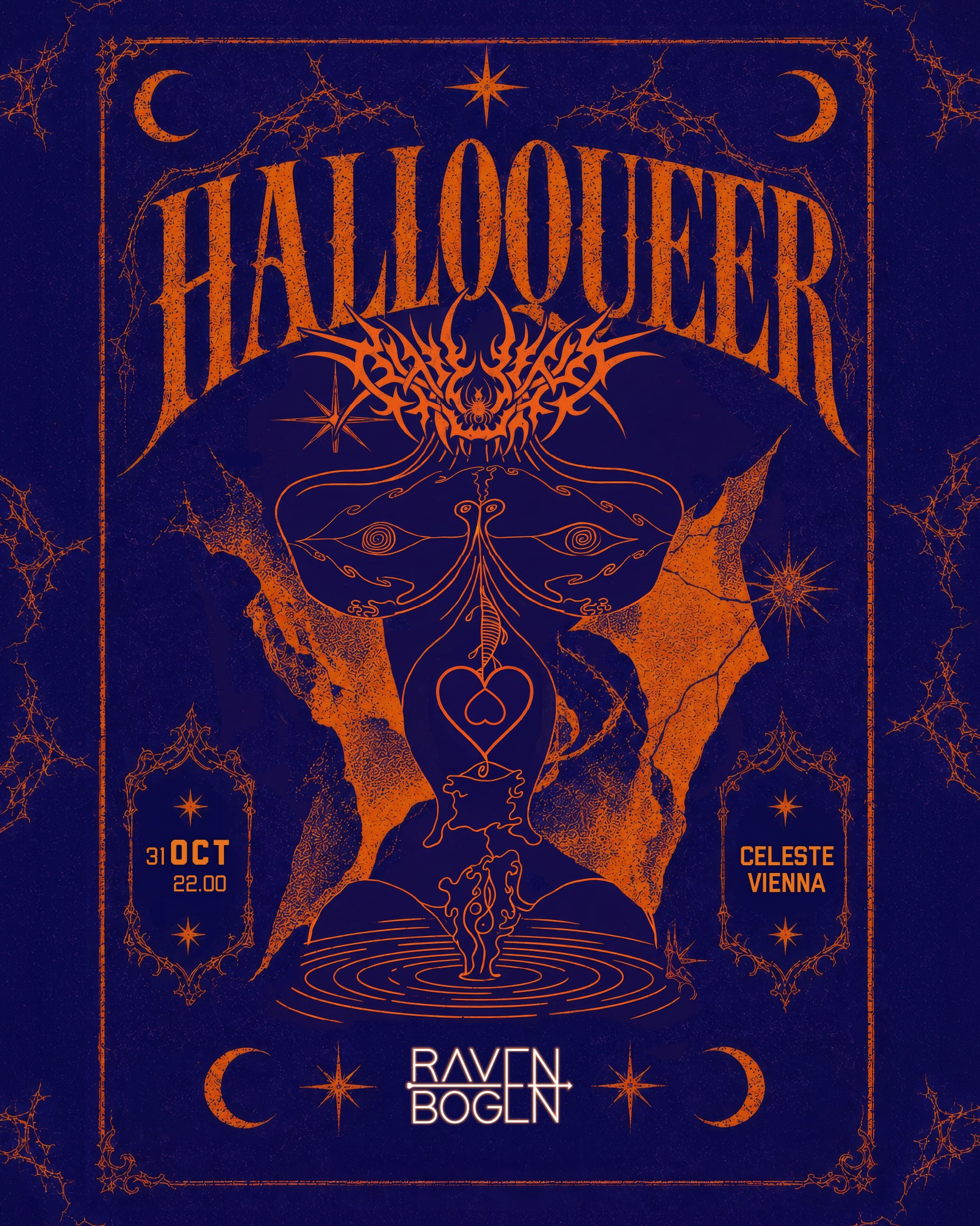 Halloqueer by Ravenbogen Veranstaltungsplakat