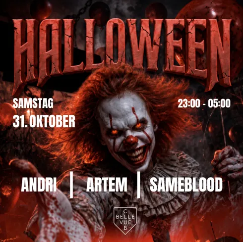 BELLEVUE HALLOWEEN event poster