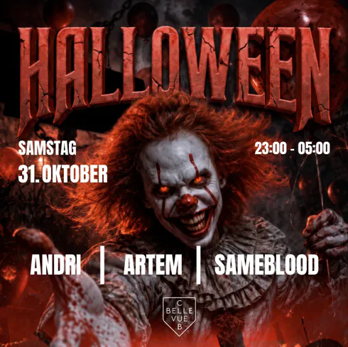 BELLEVUE HALLOWEEN event poster
