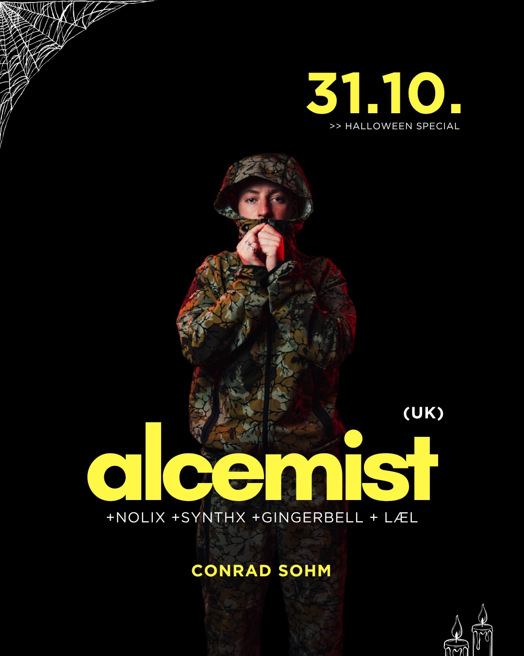 NIGHTVISION × ALCEMIST: Halloween Special event poster