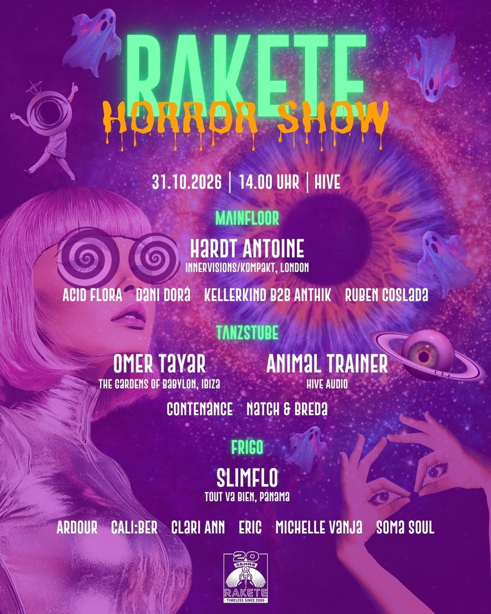 Rakete Horror Show event poster