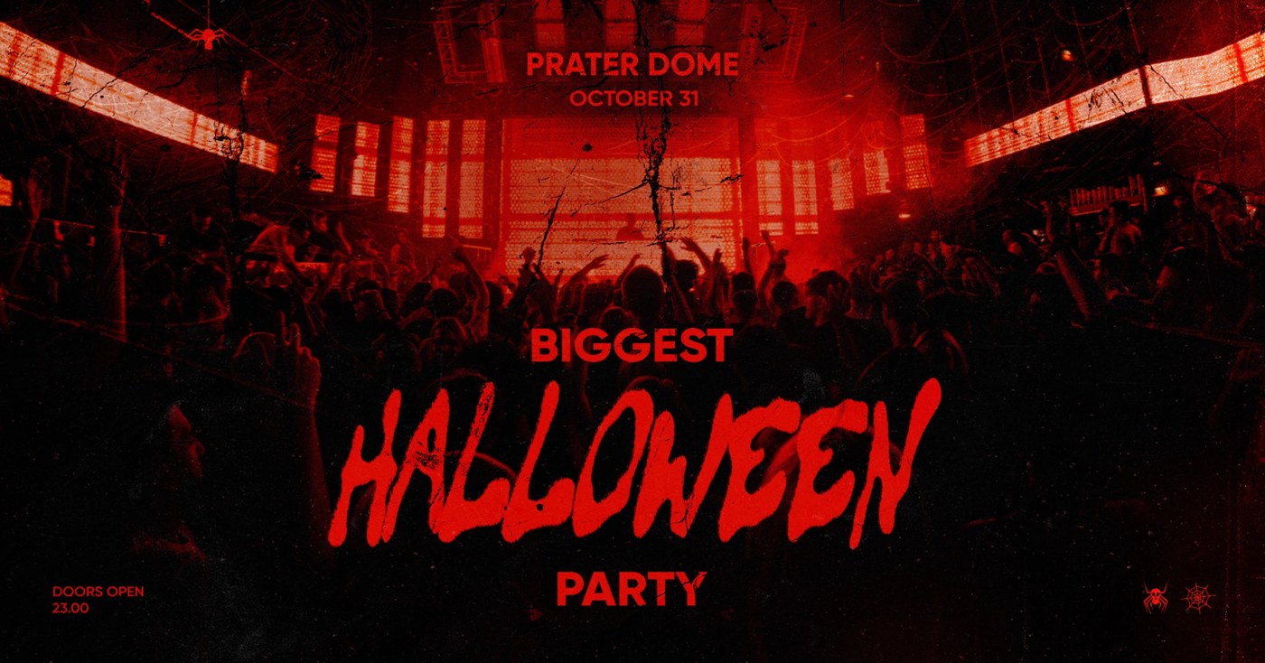 BIGGEST HALLOWEEN PARTY IN VIENNA event poster
