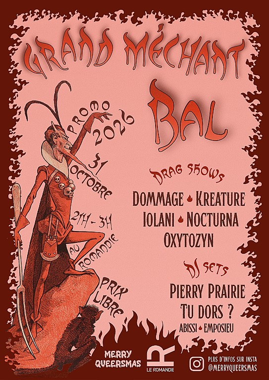 Grand Méchant Bal – Promo 2026 event poster