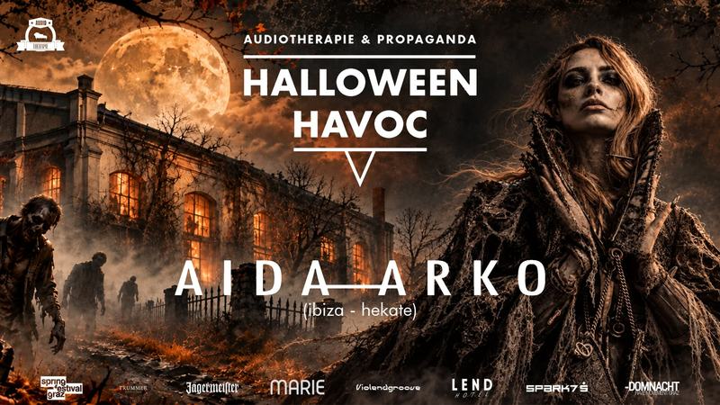 Halloween Havoc – Aida Arko event poster