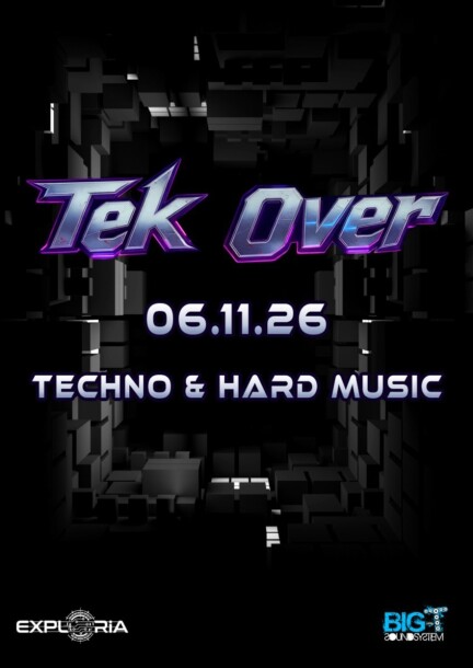 TEK OVER event poster