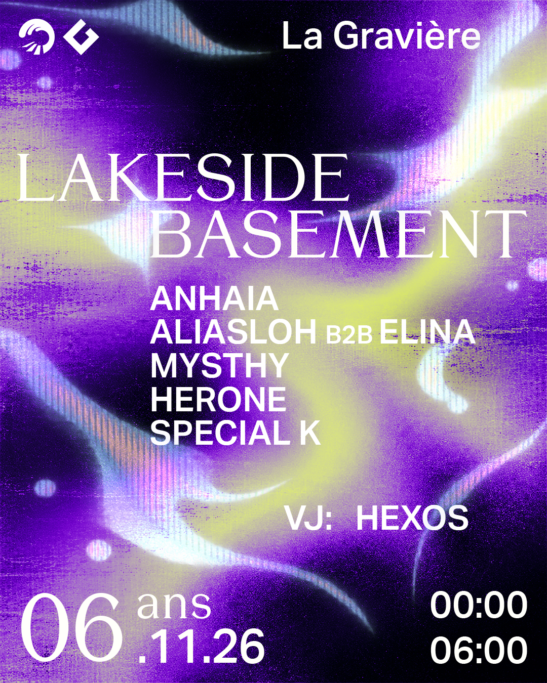 Lakeside Basement — 6 Years Anniversary event artwork