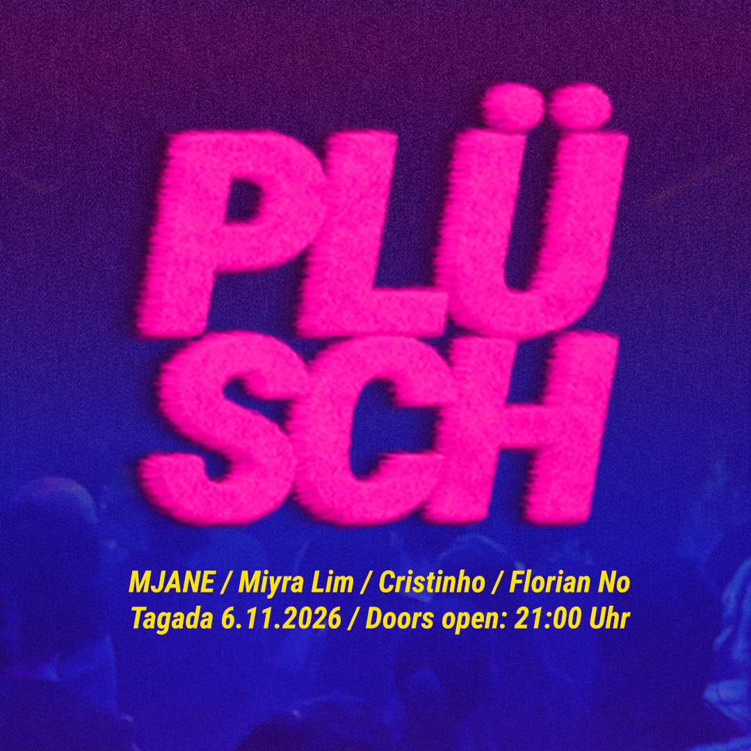 PLÜSCH event poster