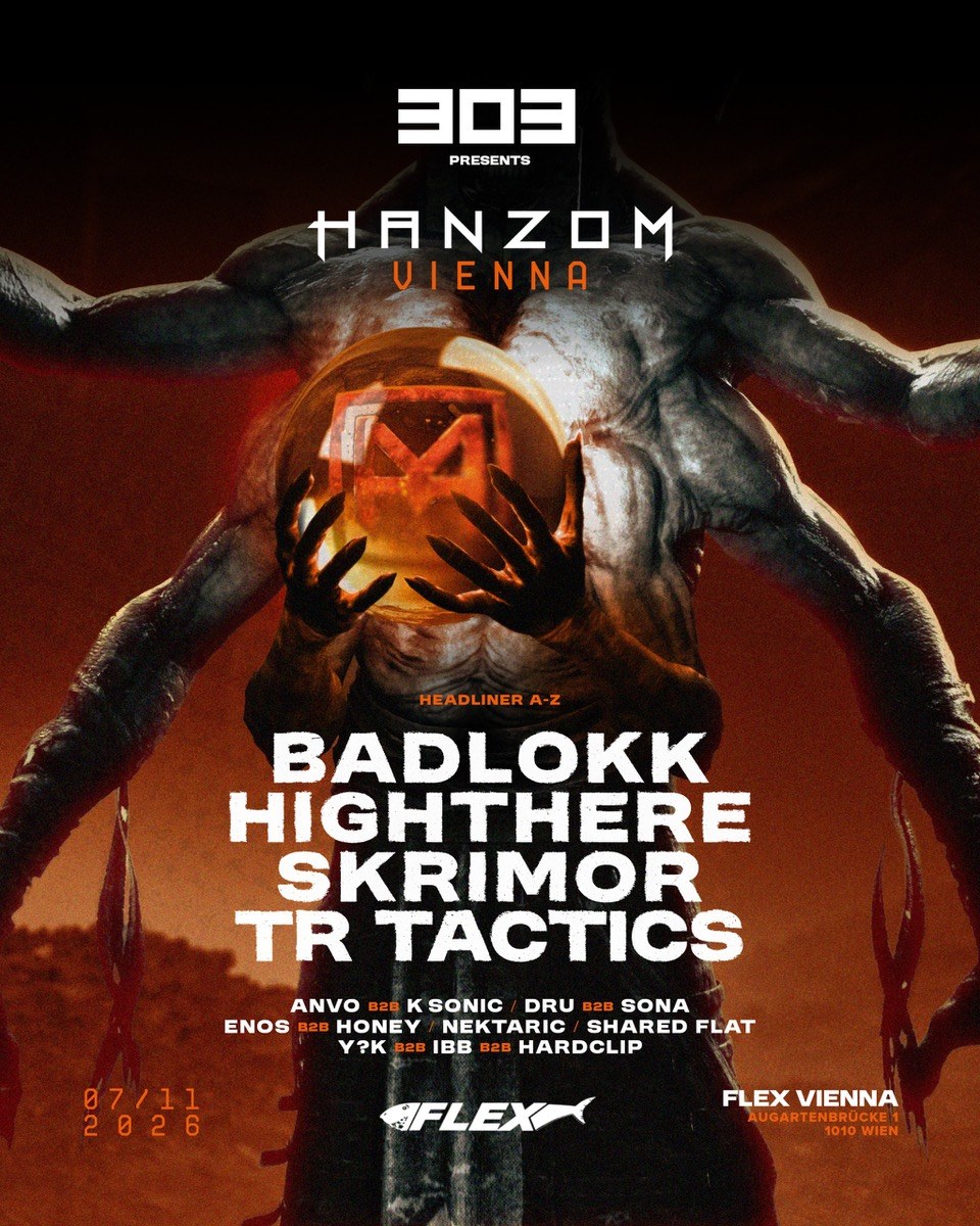 303 presents Hanzom Label Night event poster