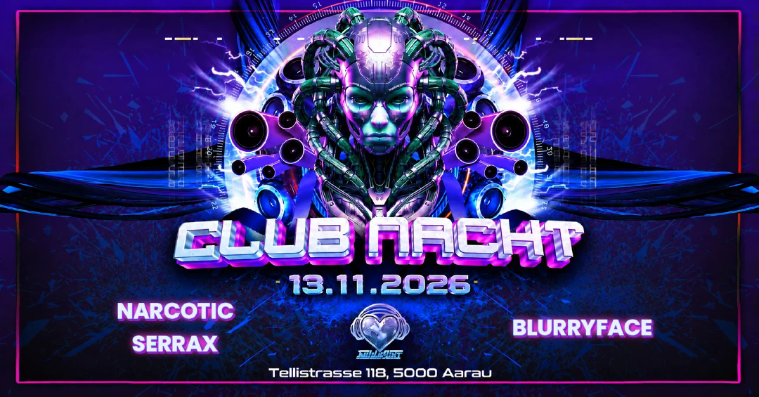 Club Nacht event poster