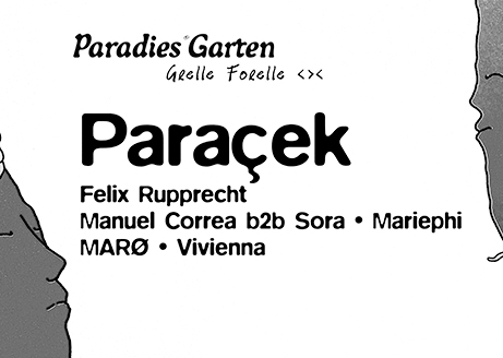 Paradies Garten w/ Paraçek event poster