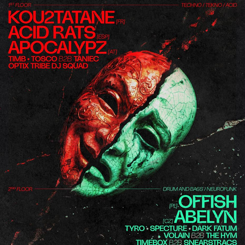 RAVEYARD event poster