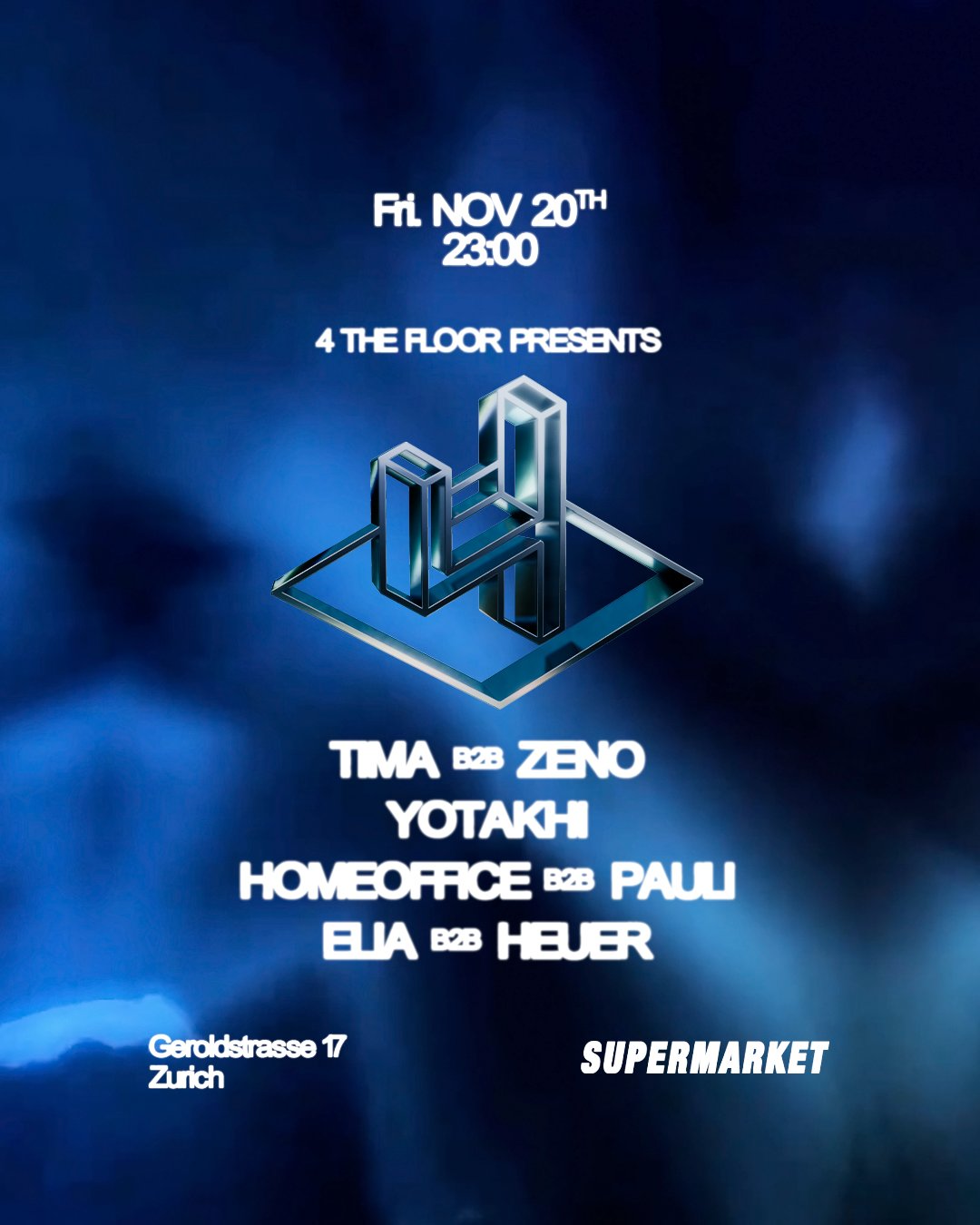 4 THE FLOOR event artwork