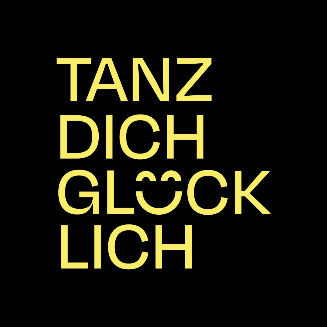Tanz Dich Glücklich Veranstaltungsplakat