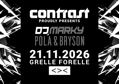 CONTRAST pres. DJ Marky + Pola & Bryson event poster