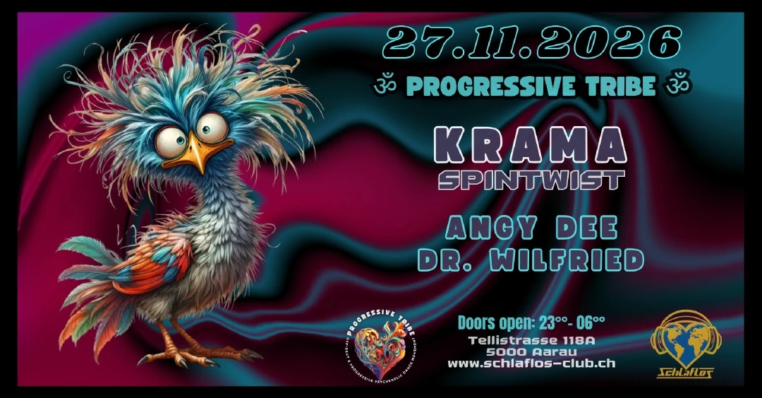 Progressive Night w/ Krama event poster