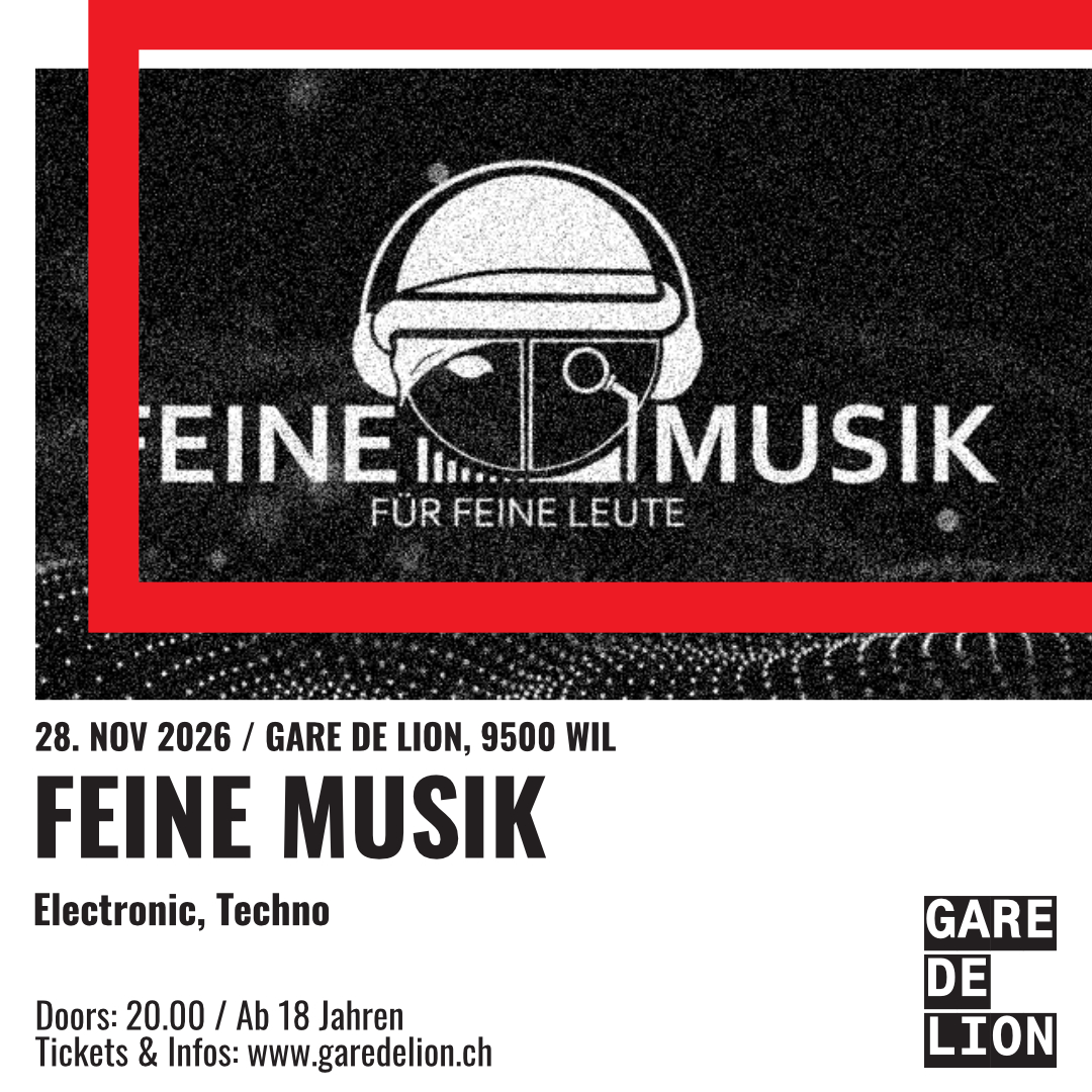 Feine Musik event poster