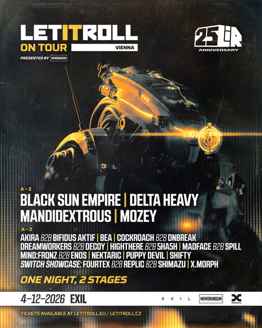 Let It Roll On Tour Vienna 2026 event poster
