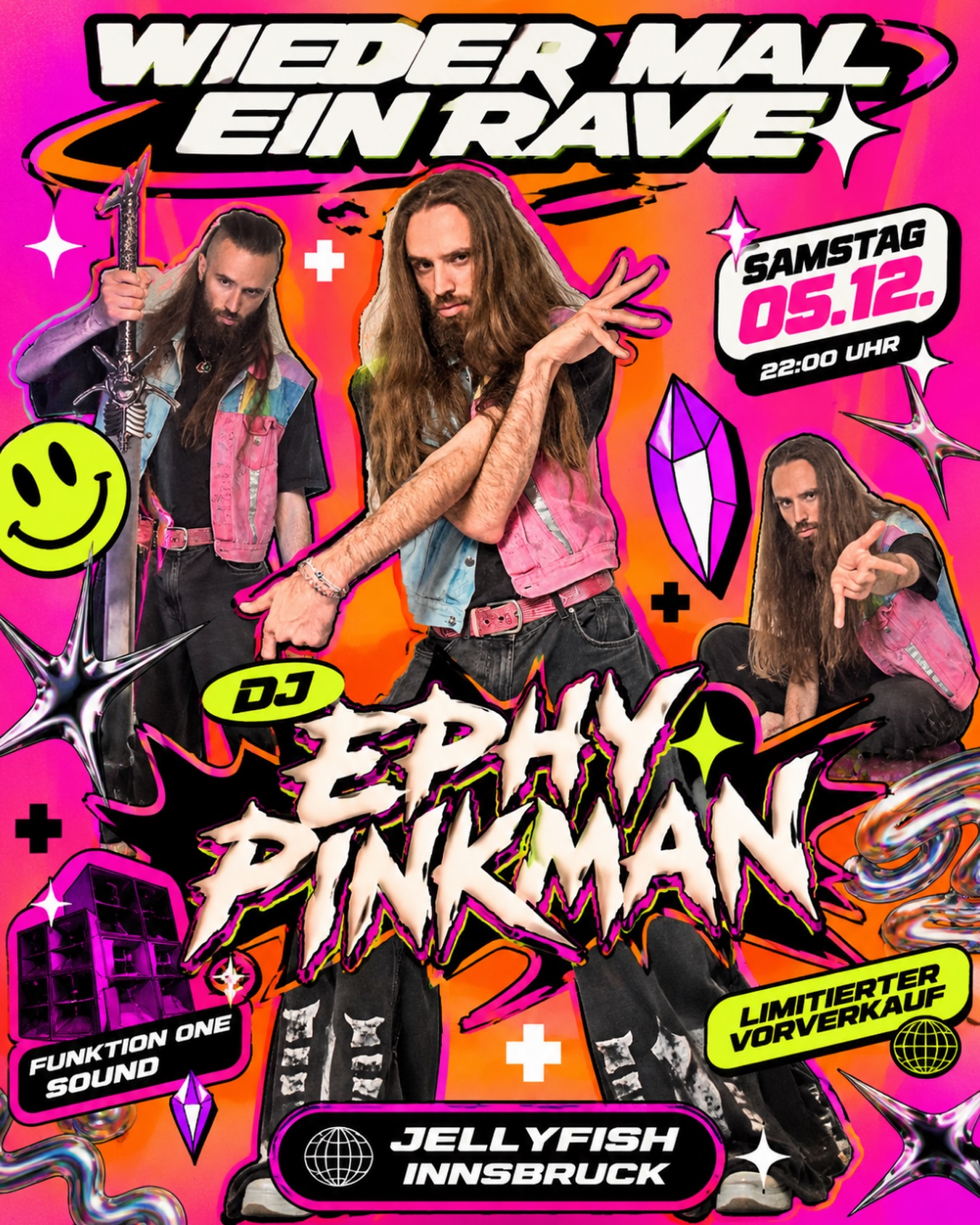 Wieder mal ein Rave: Ephy Pinkman event poster