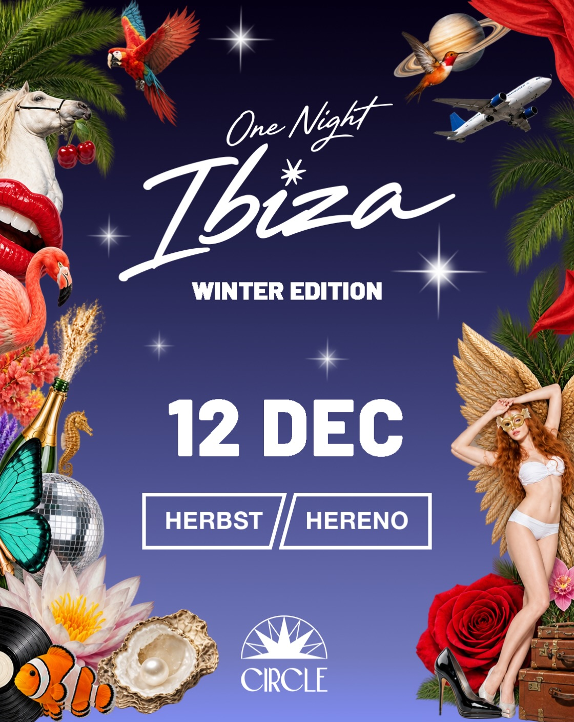 One Night Ibiza – Winter Edition event artwork