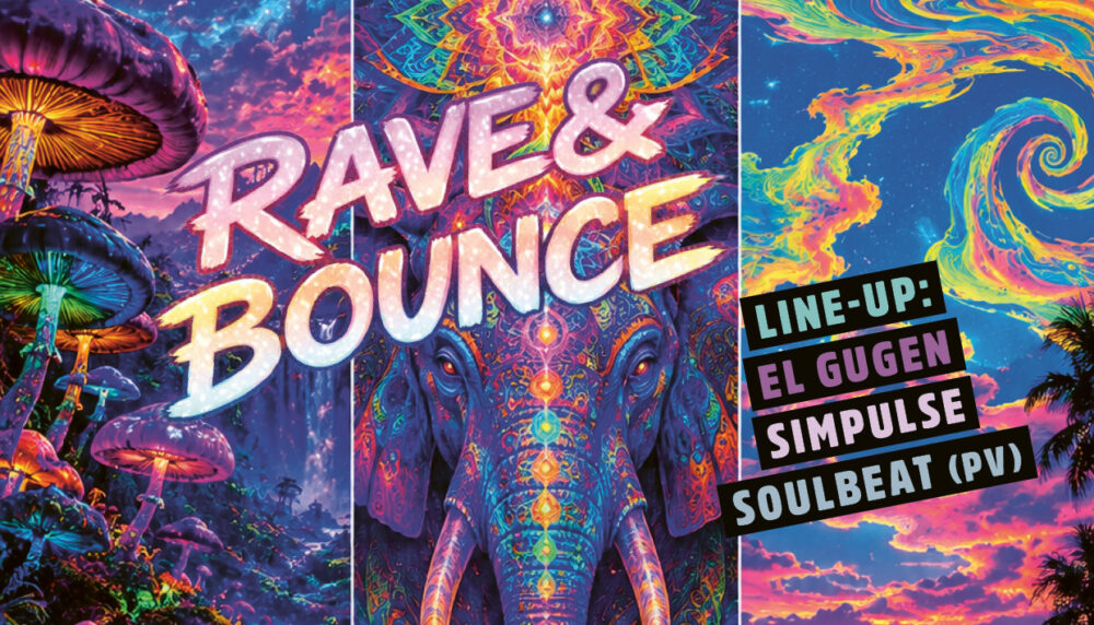 Rave & Bounce: ProgVision event poster
