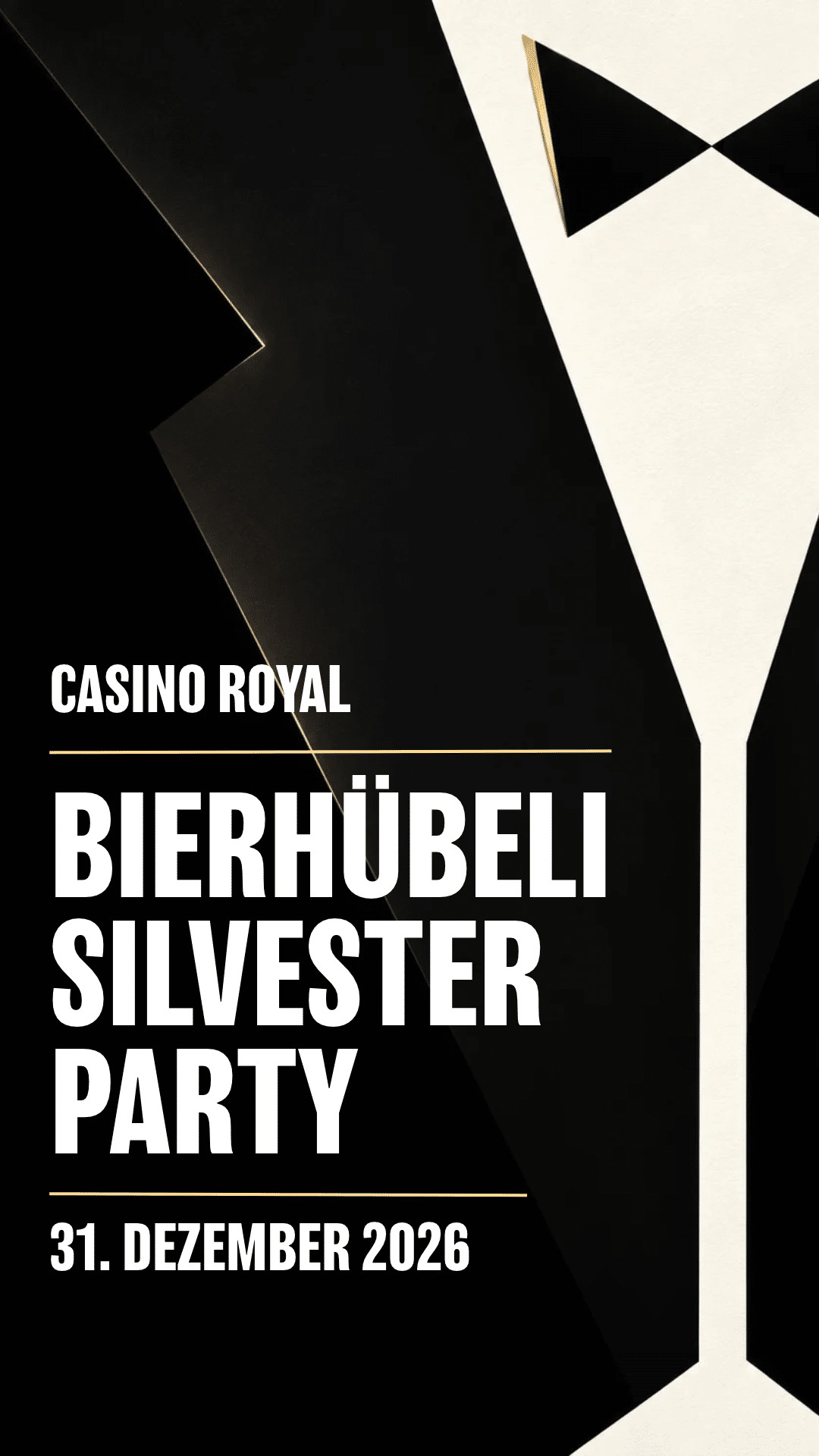 Bierhübeli Silvester Party: Casino Royal event poster
