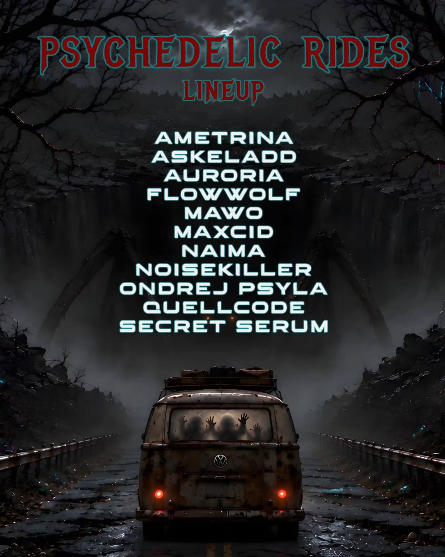 Psychedelic Rides — Halloween Edition event poster